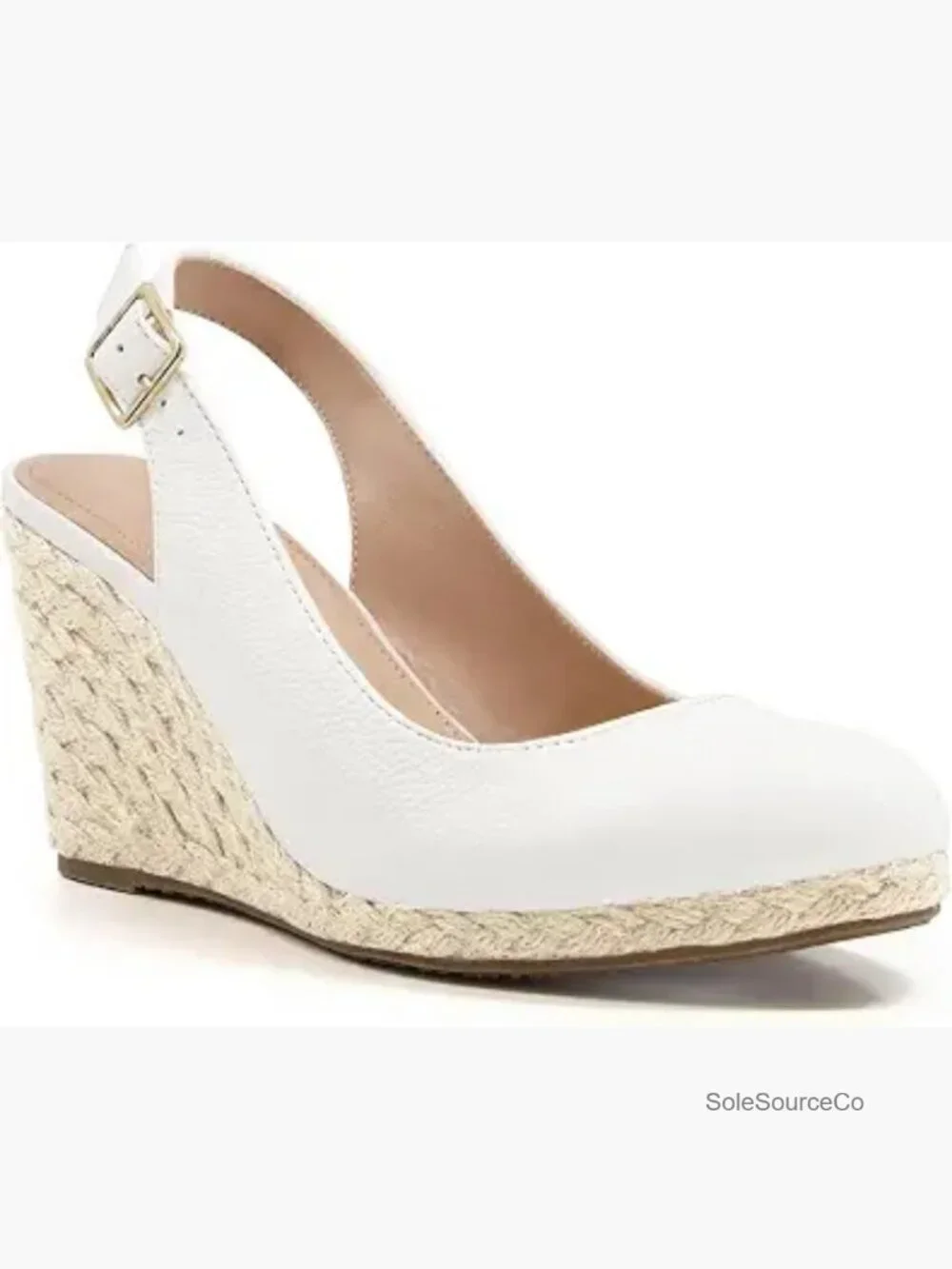 Platform Wedge Sandals Slingback Espadrilles Womens Heels Pumps